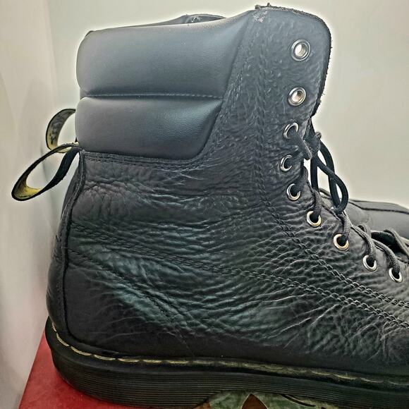 Dr. Martens Santo Grizzly Lace-Up Boot Black Military Work Ankle Size Mens 13 main image 10